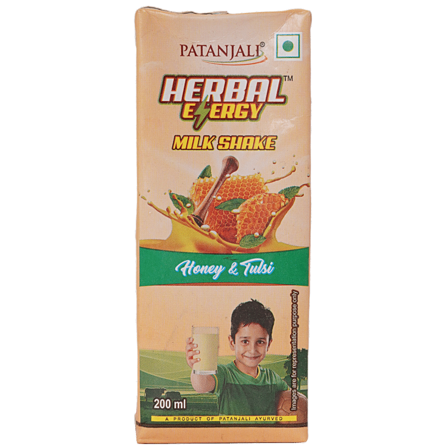 Patanjali Herbal Energy Milkshake - Honey & Tulsi