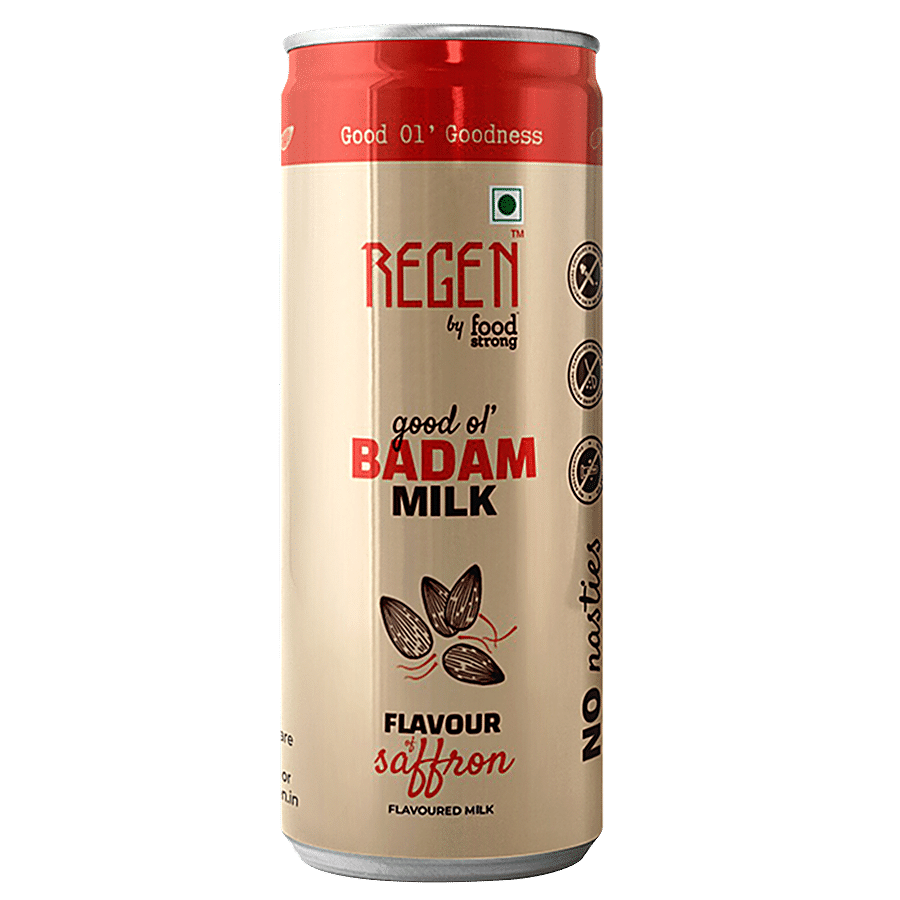 REGEN by Foodstrong Badam Milk - Flavour Of Saffron