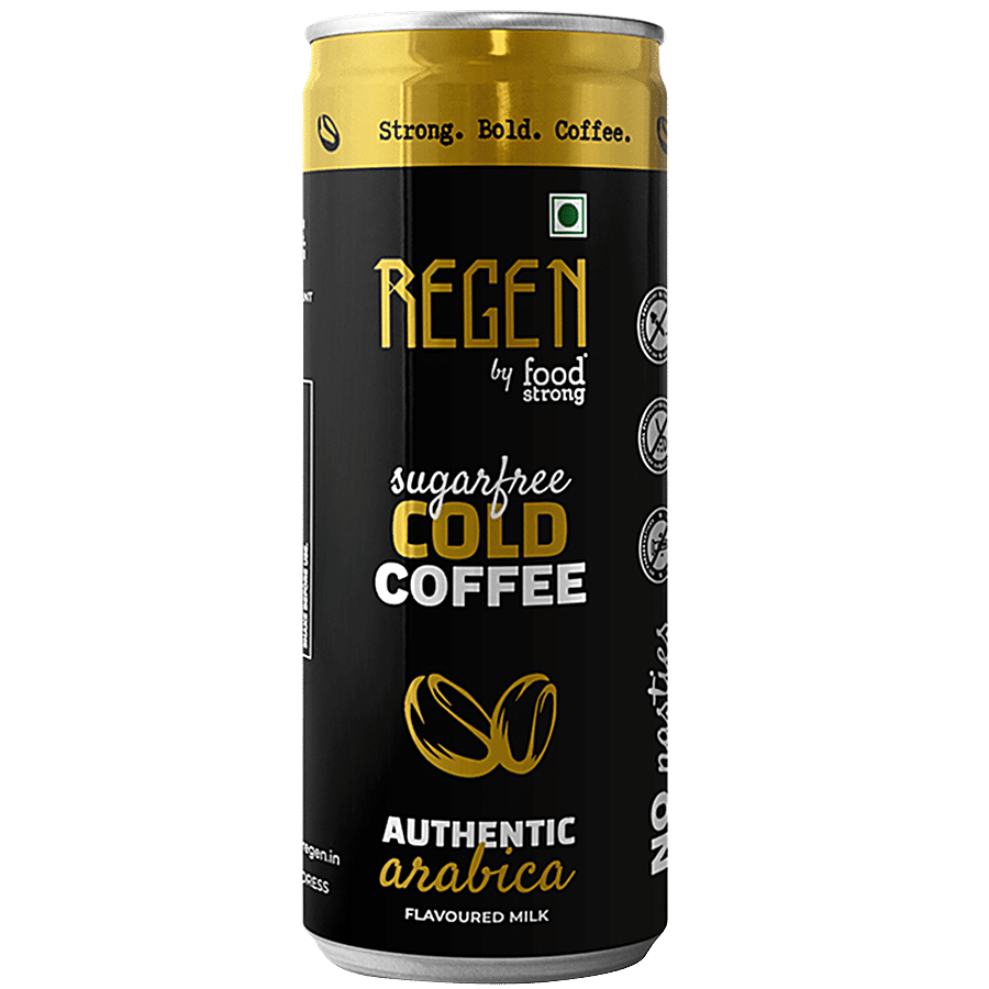 REGEN by Foodstrong Sugar Free Cold Coffee - Authentic Arabica Flavoured Milk