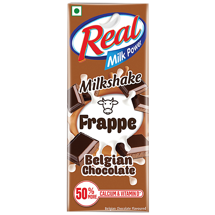 Real Milk Power Frappe Belgian Chocolate Milkshake