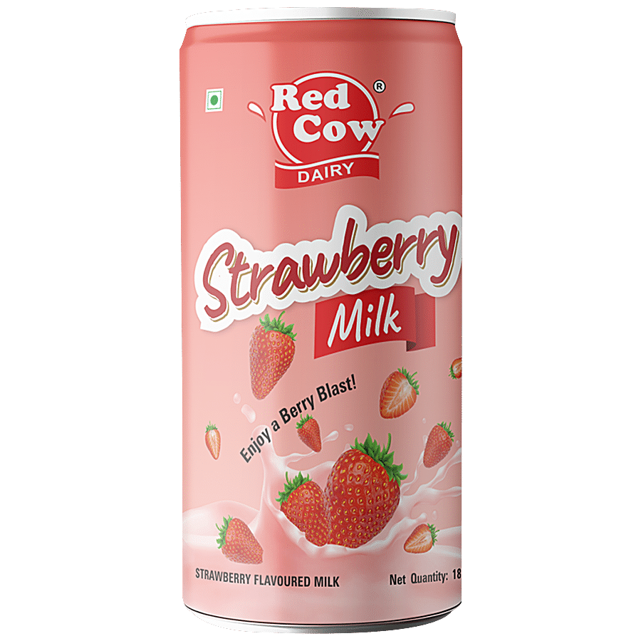 Red Cow Strawberry Flavoured Milk - Rich In Vitamins