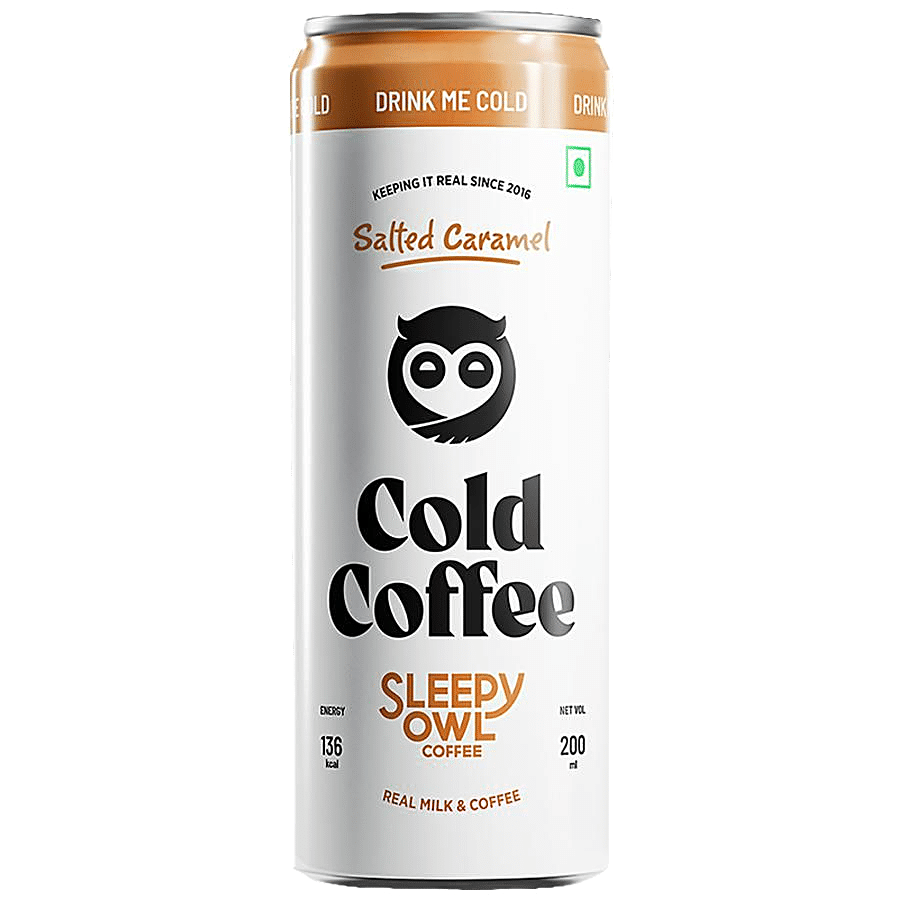 Sleepy Owl Salted Caramel Cold Coffee - Thicker