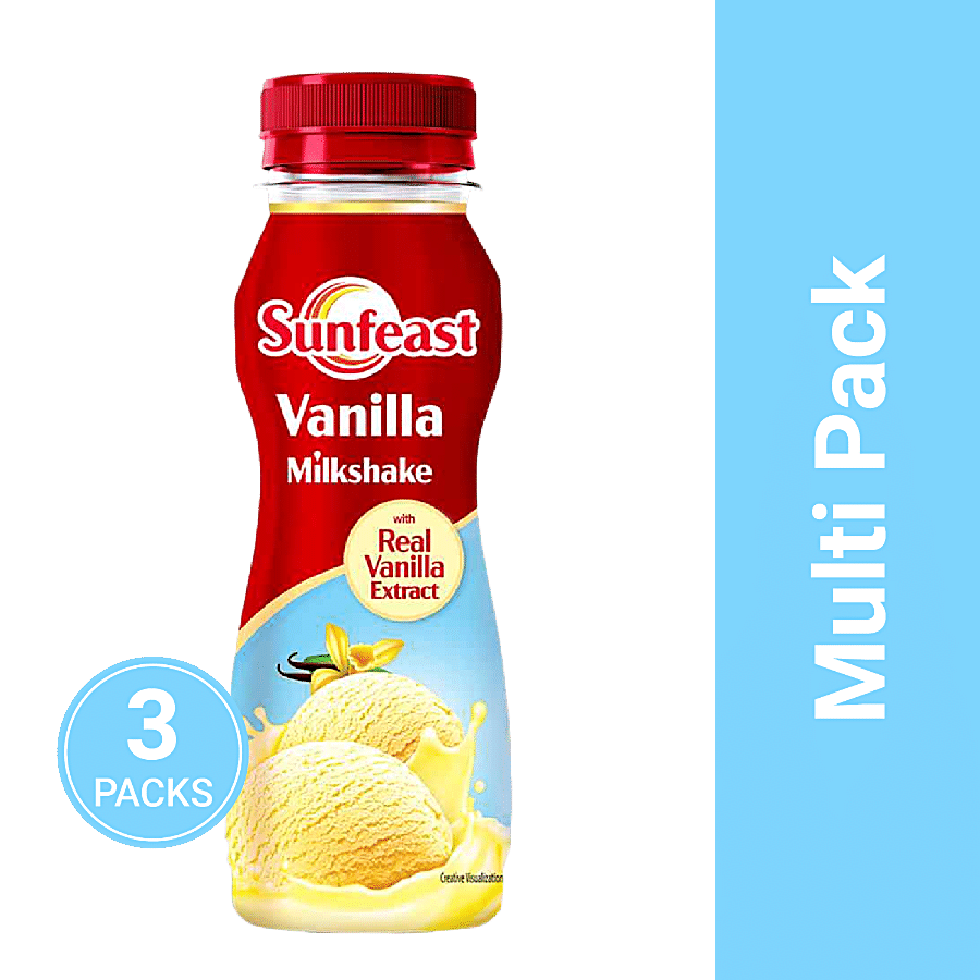 Sunfeast Vanilla Milkshake With Real Vanilla Extracts