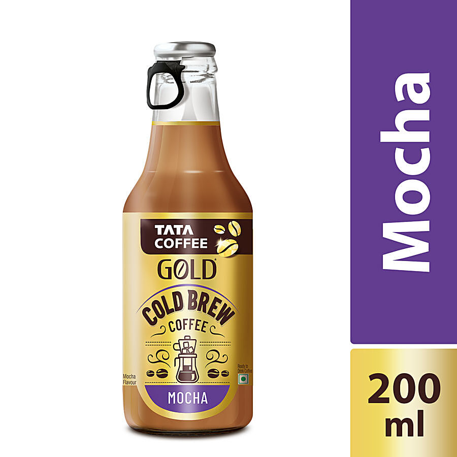 Tata Coffee Gold Mocha Flavoured Cold Brew Rich & Creamy Ready To Drink