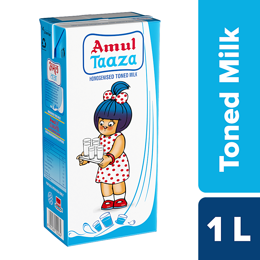 Amul Taaza Homogenised Toned Milk