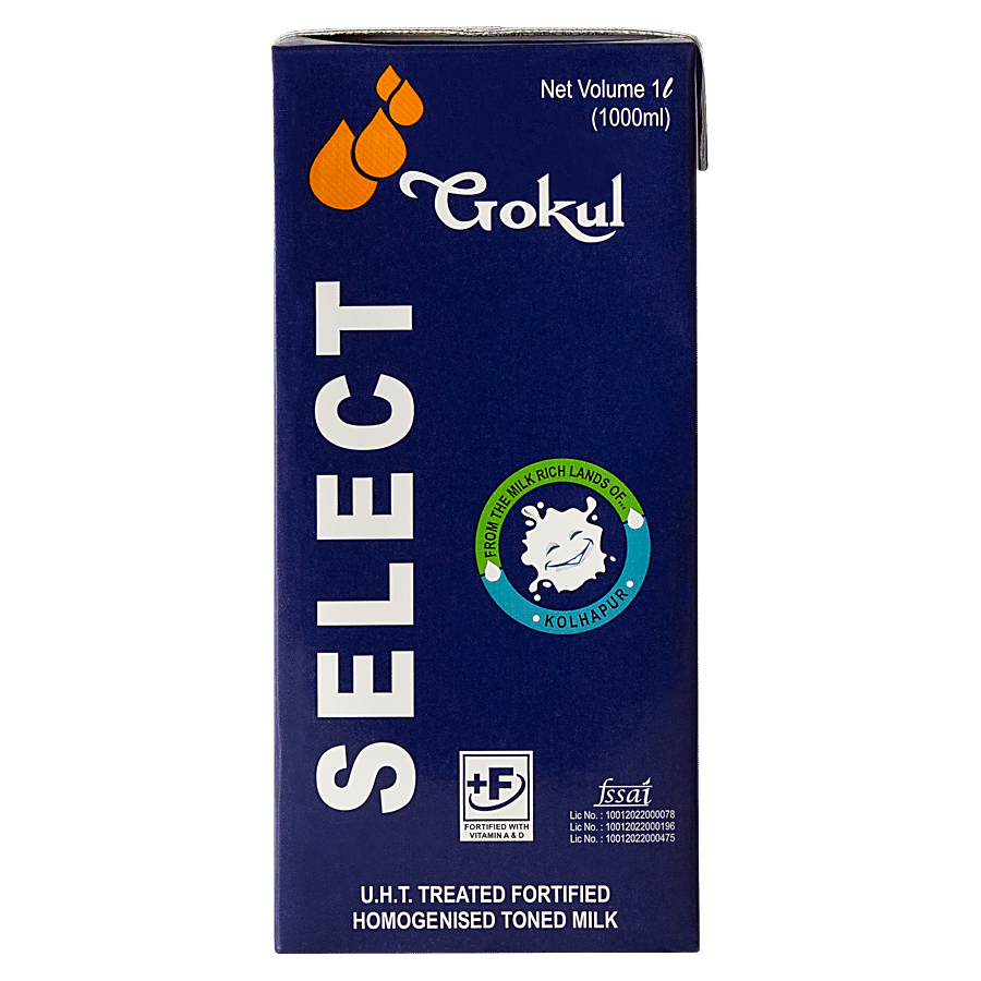 Gokul Select UHT Treated & Homogenised Toned Milk