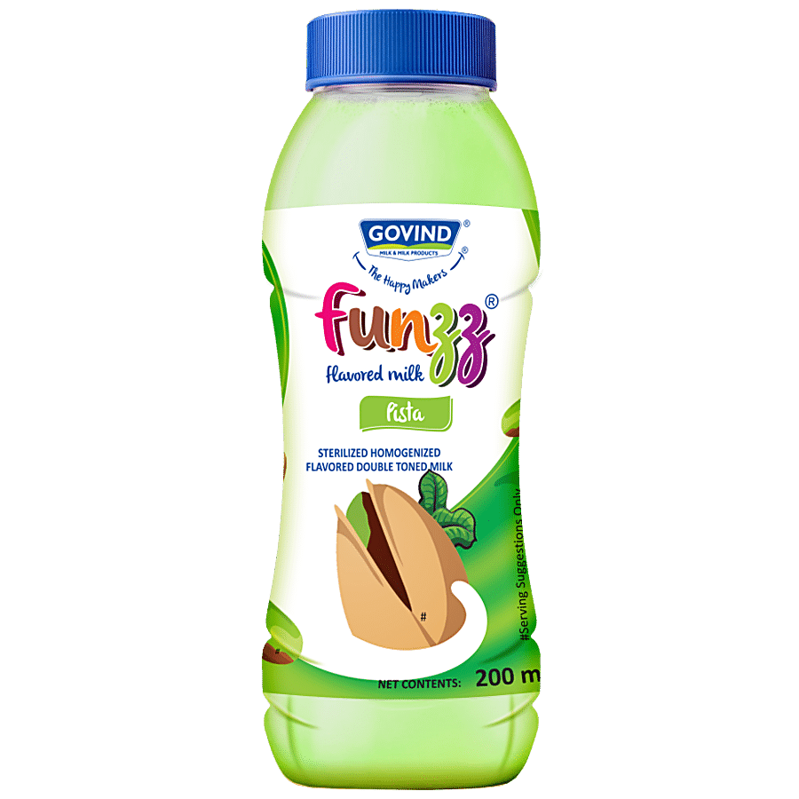 Govind Sterilized Homogenized Flavor Double Toned Milk - Funzz Pista