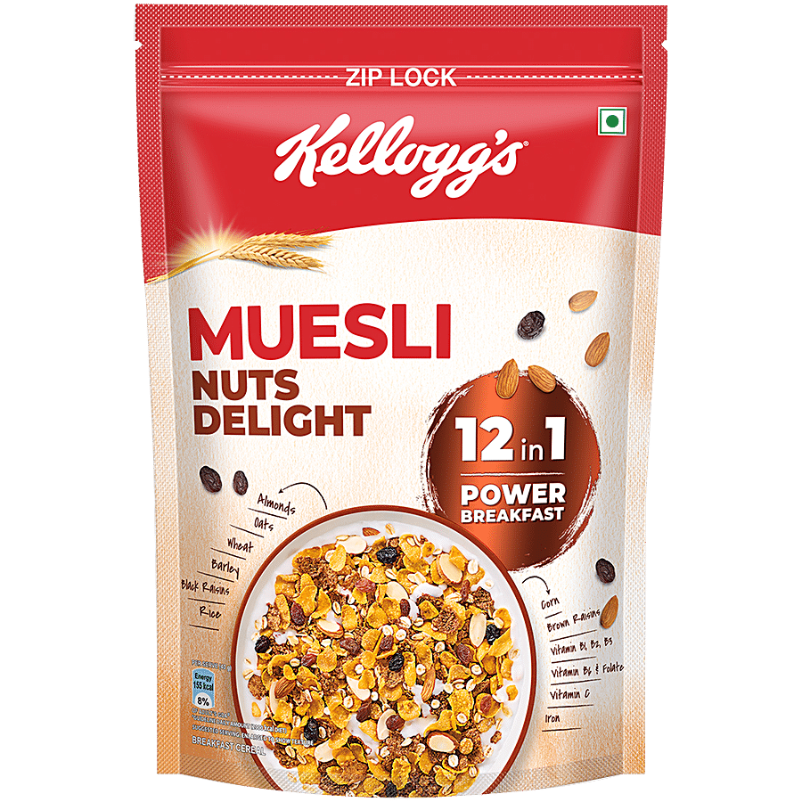 Kellogg's Muesli Nuts Delight - 12 In 1 Power Breakfast