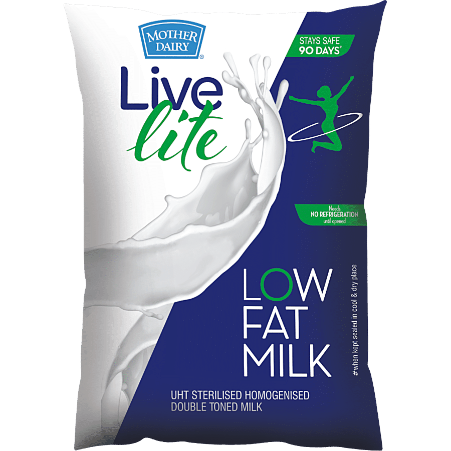 Mother Dairy Live Lite Low Fat Milk