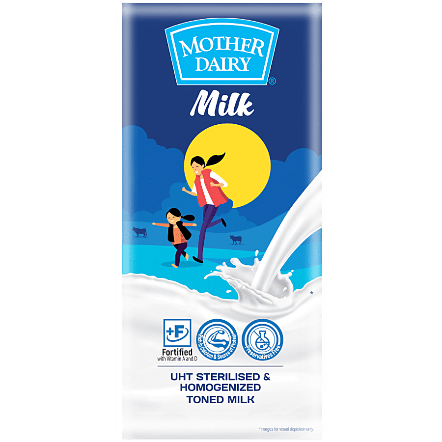 Mother Dairy UHT - Sterilised Toned Milk