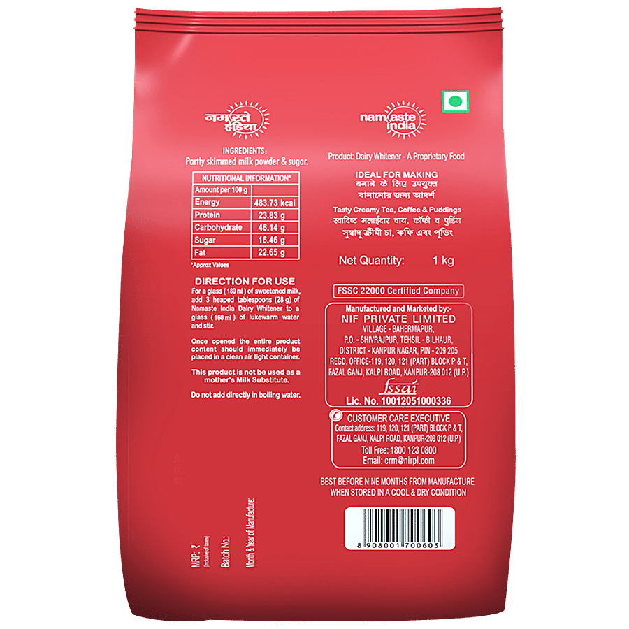 Namaste India Gold Standard Dairy Whitener