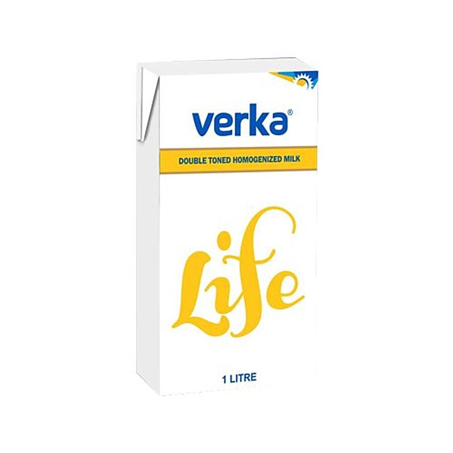 Verka Life Homogenised & UHT Processed Double Toned Milk