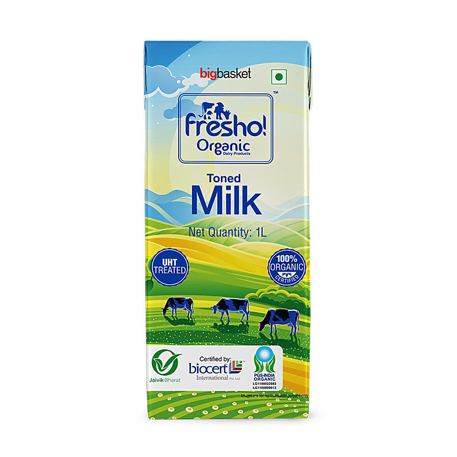 fresho! Organic UHT Treated Toned Milk