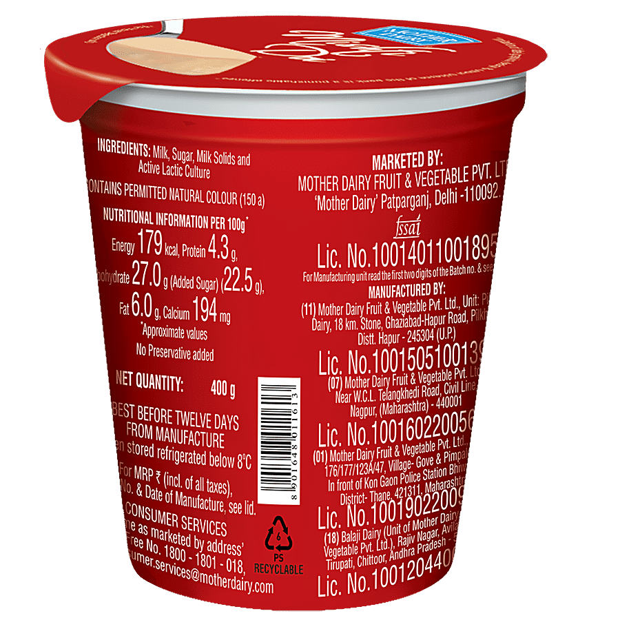 Mother Dairy Mishti Doi