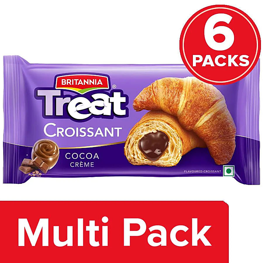 Britannia Treat Croissant - Cocoa Creme Filling