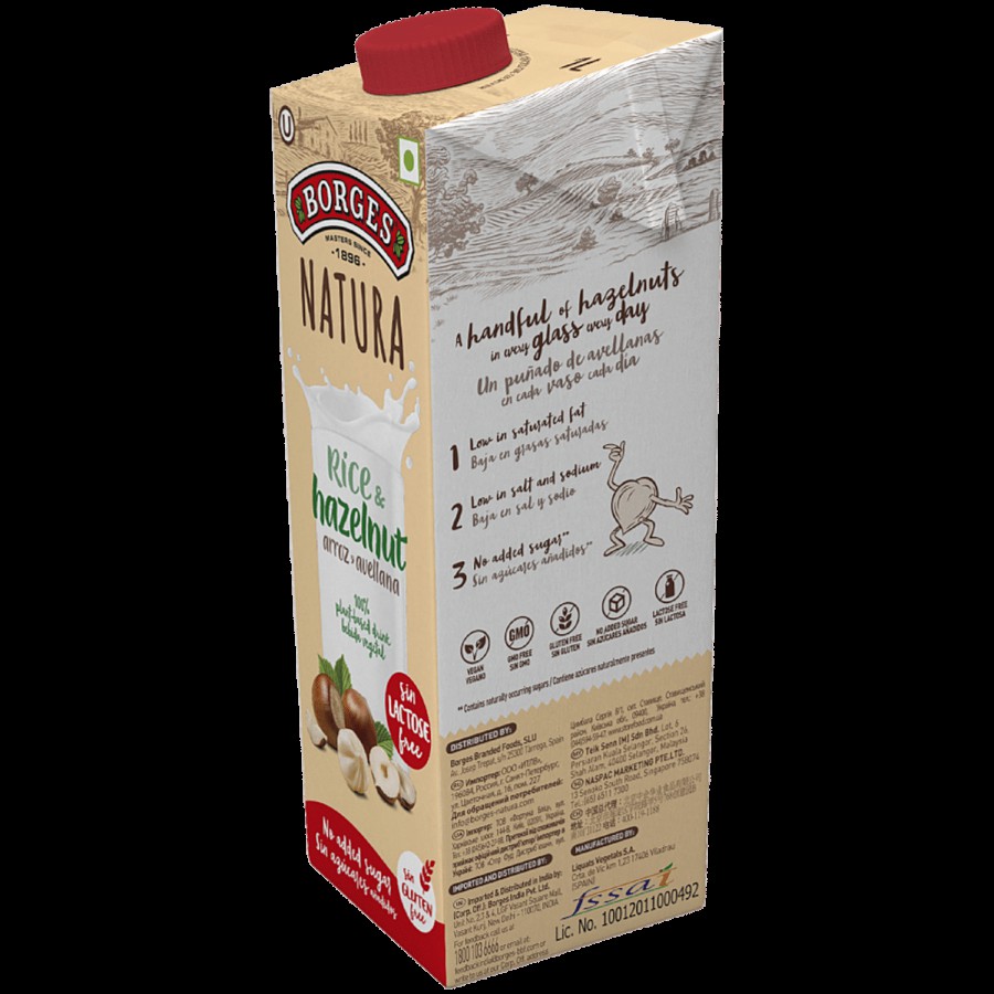 BORGES Natura Rice & Hazelnut Drink