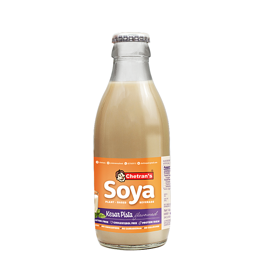 Chetran's Premium Soymilk - Kesarpista Flavoured