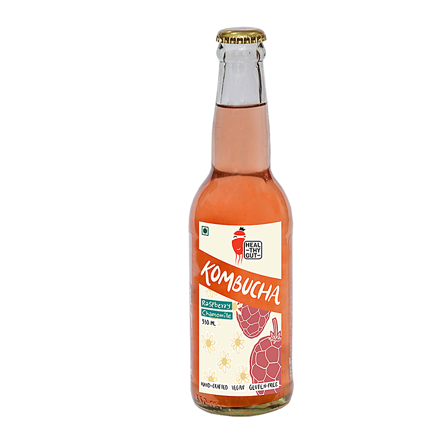 Healthy Gut Kombucha Natural Drink - With Raspberry