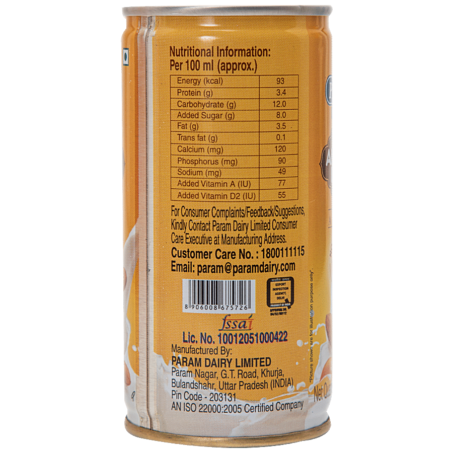 Param Premium Almond Drink – Kesar Flavour