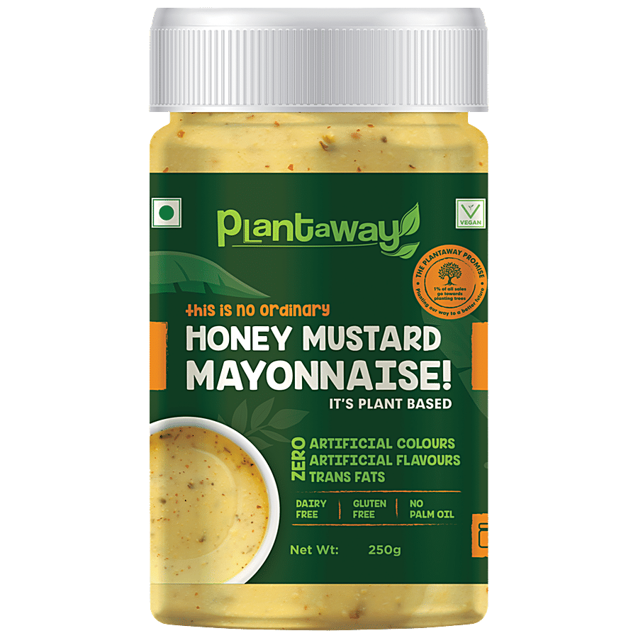 Plantaway Plant Based Honey Mustard Mayonnaise - Dairy Free