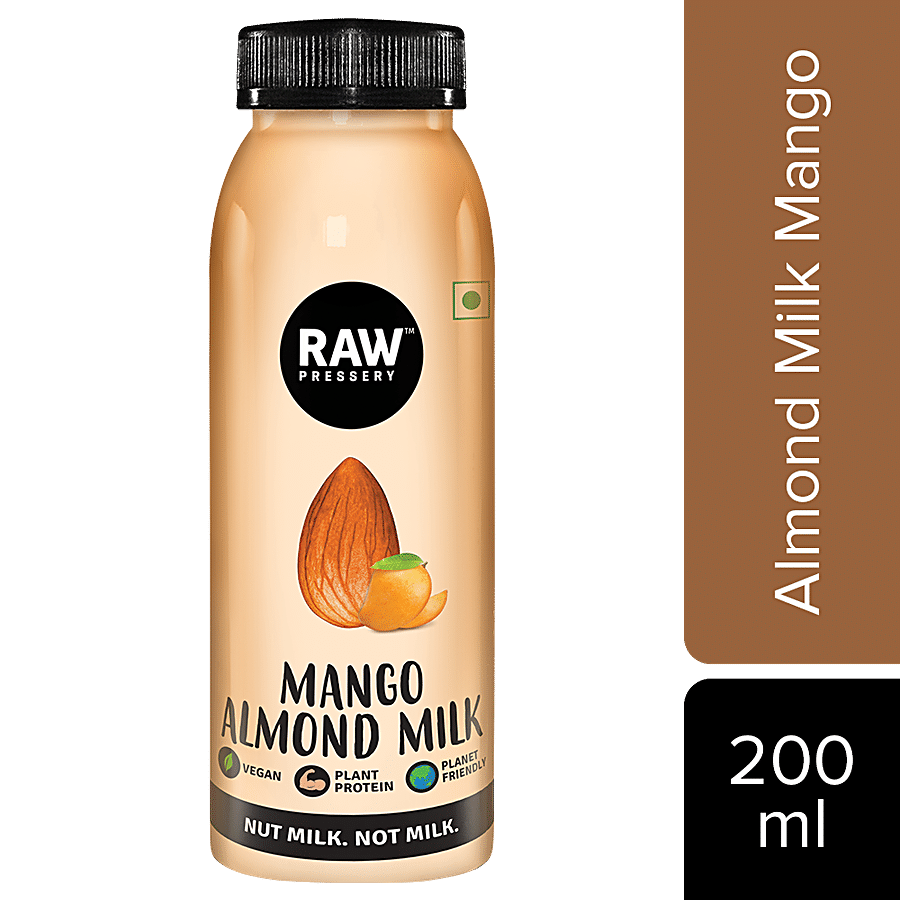 Raw Pressery Mango Almond Milk -  Lactose Free