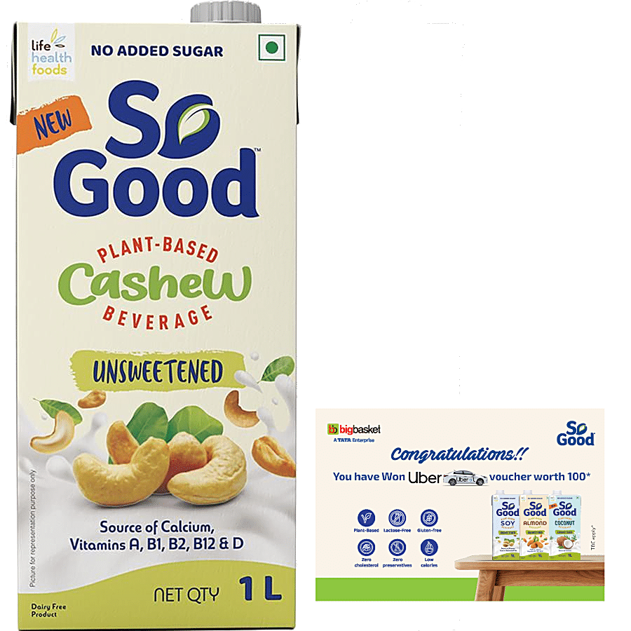 So Good Cashew Milk - Unsweetened