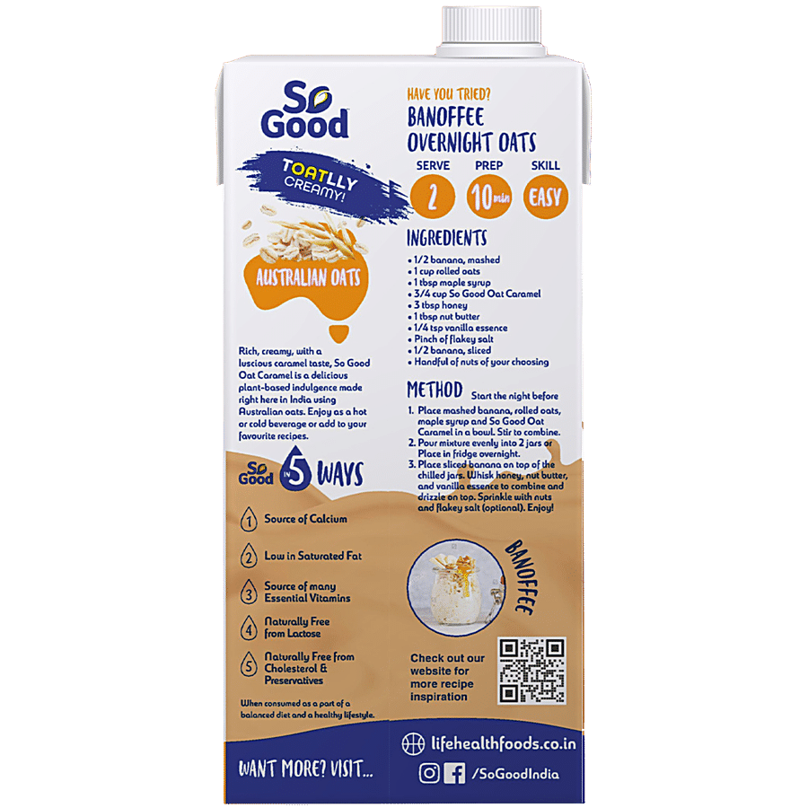 So Good Oat Beverage - Caramel