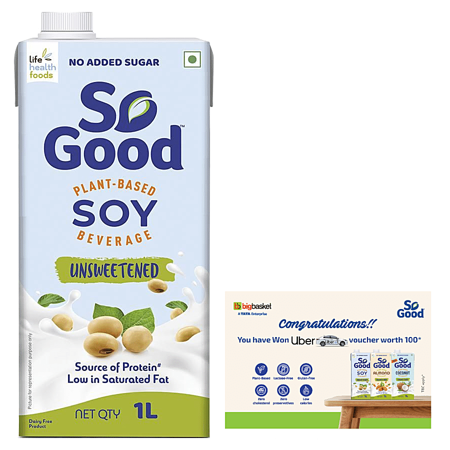 So Good Soy Milk - Natural Unsweetened