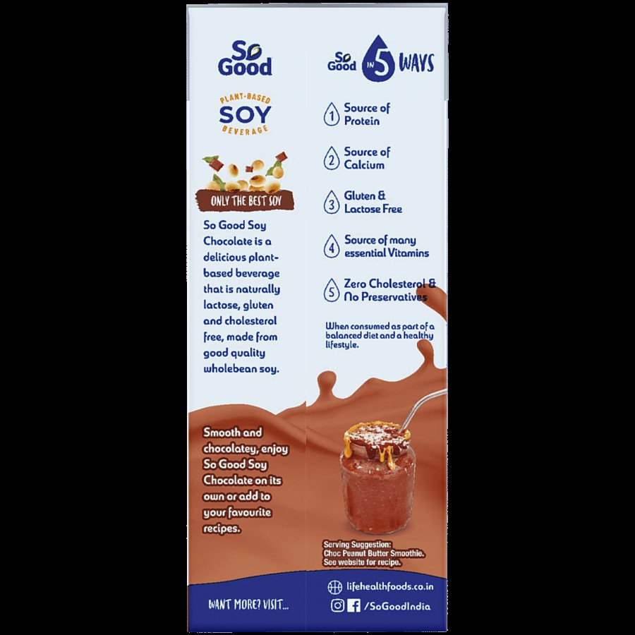 So Good Plant-Based Soy Beverage - Chocolate