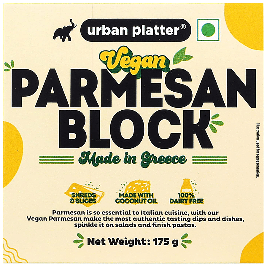 Urban Platter Vegan Parmesan Cheese - With Coconut Oil