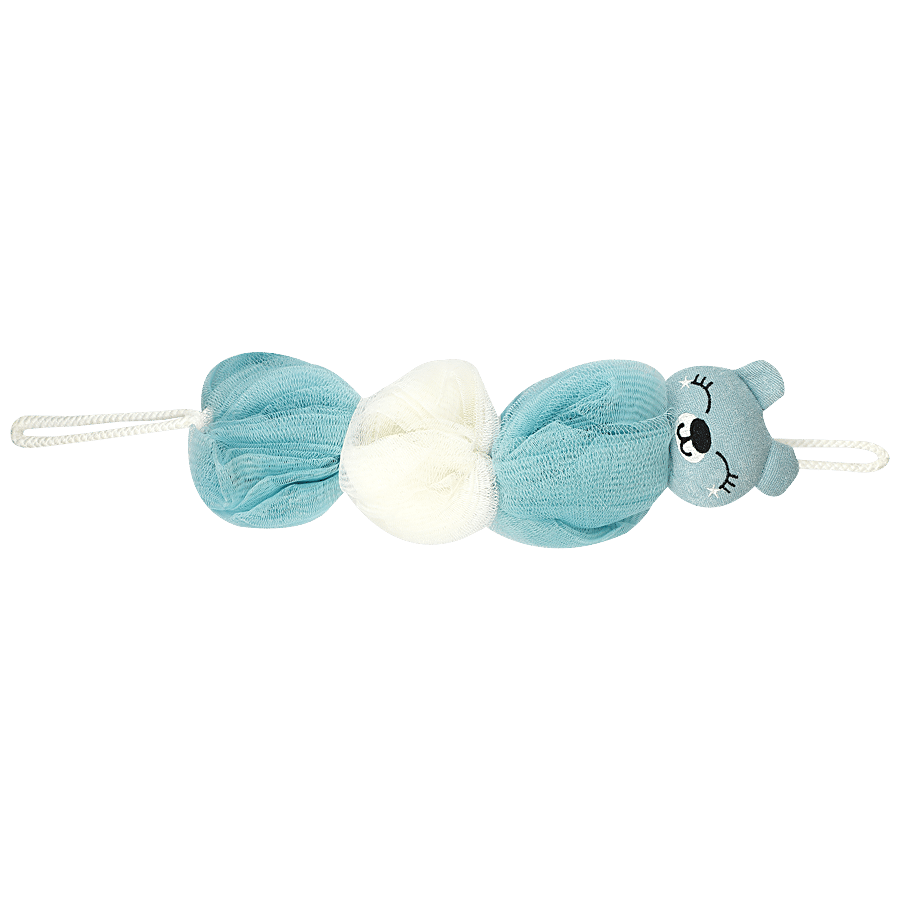 BB Home Bath Loofah/Sponge/Scrubber - Double Loop For Hanging