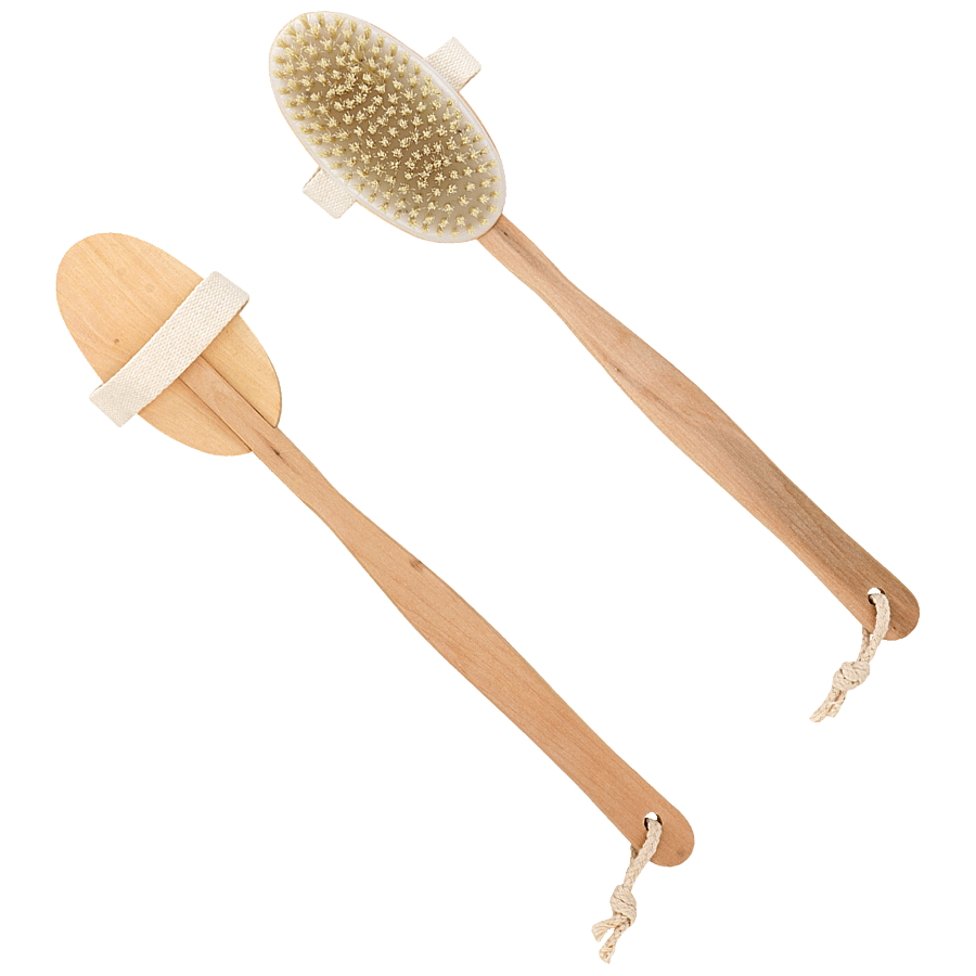 DP Full Bath & Body Brush - With Wooden Handle