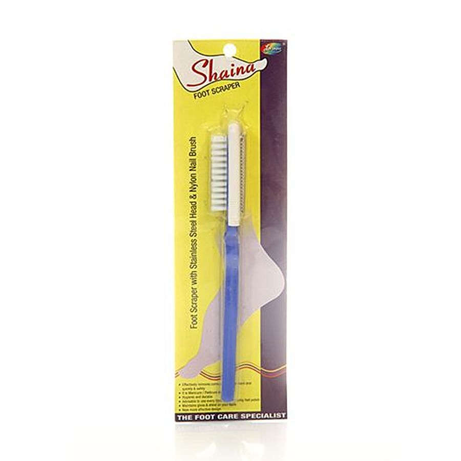 La-par Foot Scraper - Shaina With Stainless Steel Head & Nylon Brush