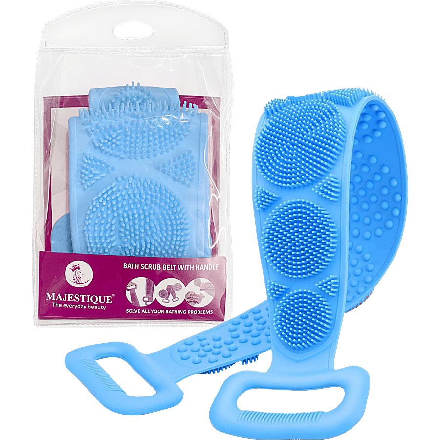 MAJESTIQUE Silicone Bath Body & Skin Brush Belt - BA209