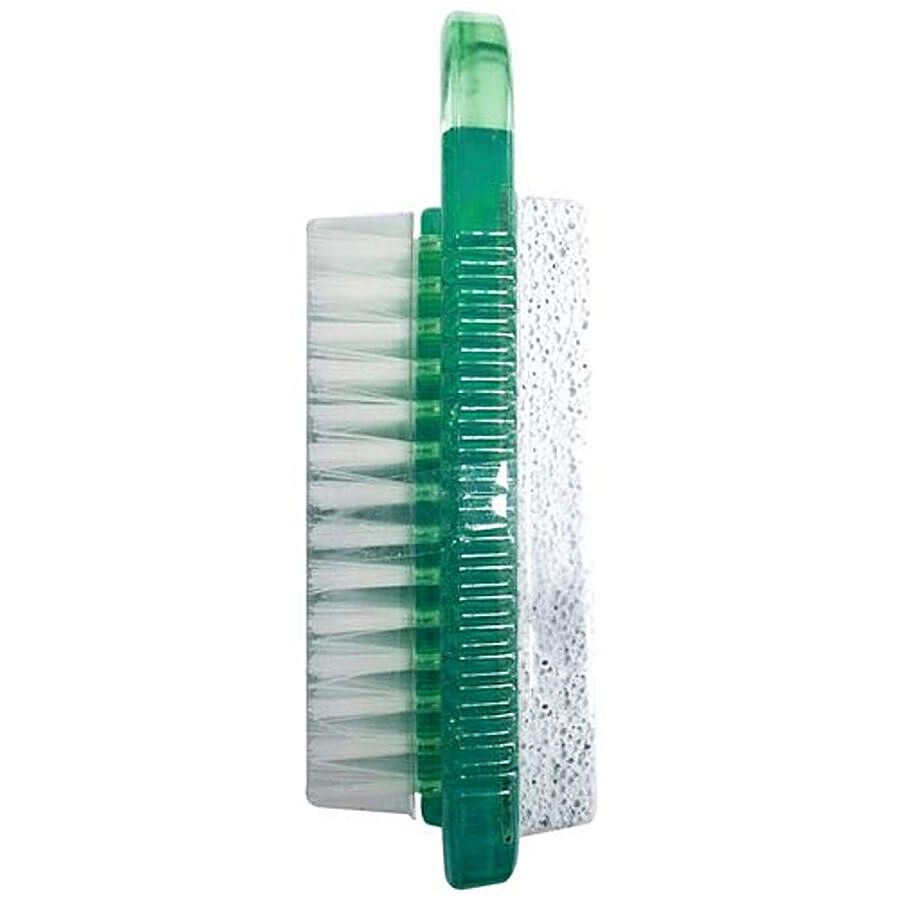 Panache 2-In-1 Foot Pumice & Brush - Glassy Green