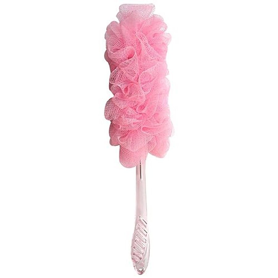 Panache Bath Brush Large Mesh - Rose Pink