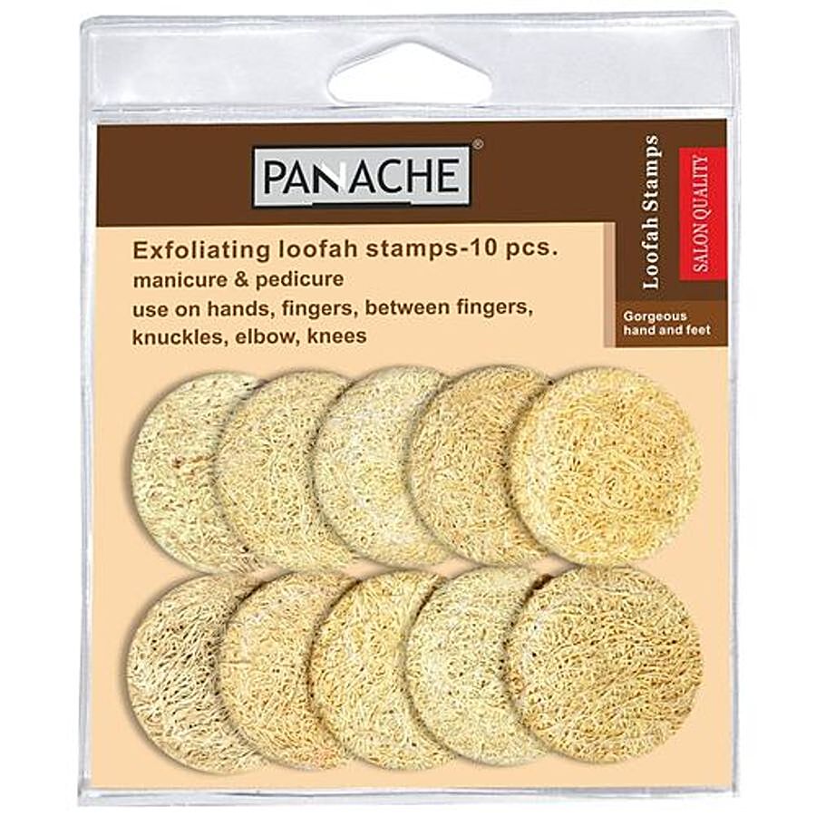 Panache Loofah Stamps - Colour May Vary