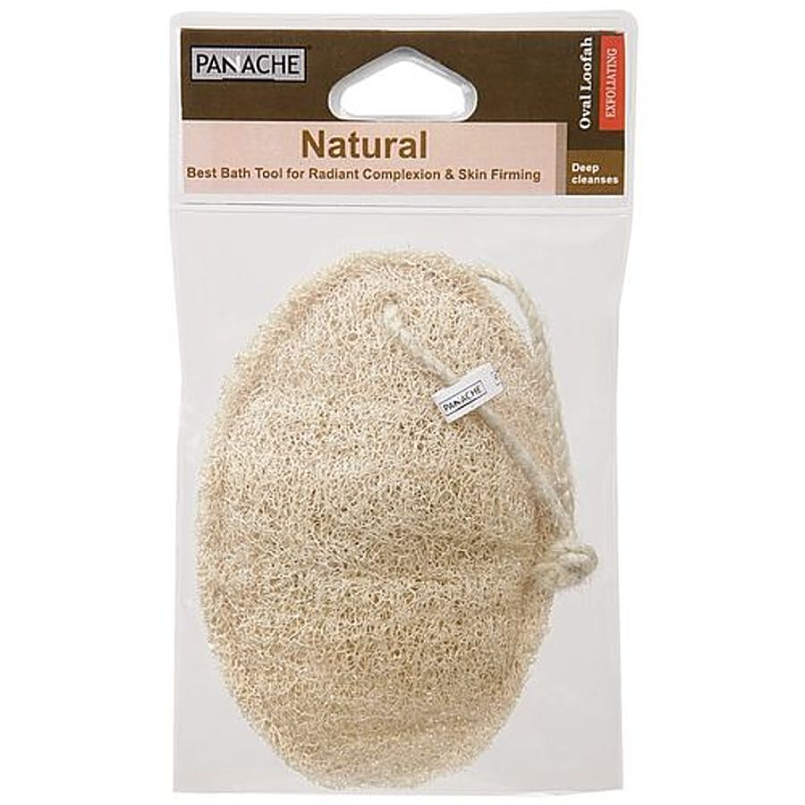 Panache Natural Oval Loofah - Colour May Vary