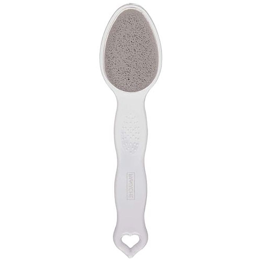 Panache Pumice Brush 2-In-1 - Crystal Clear Transparent