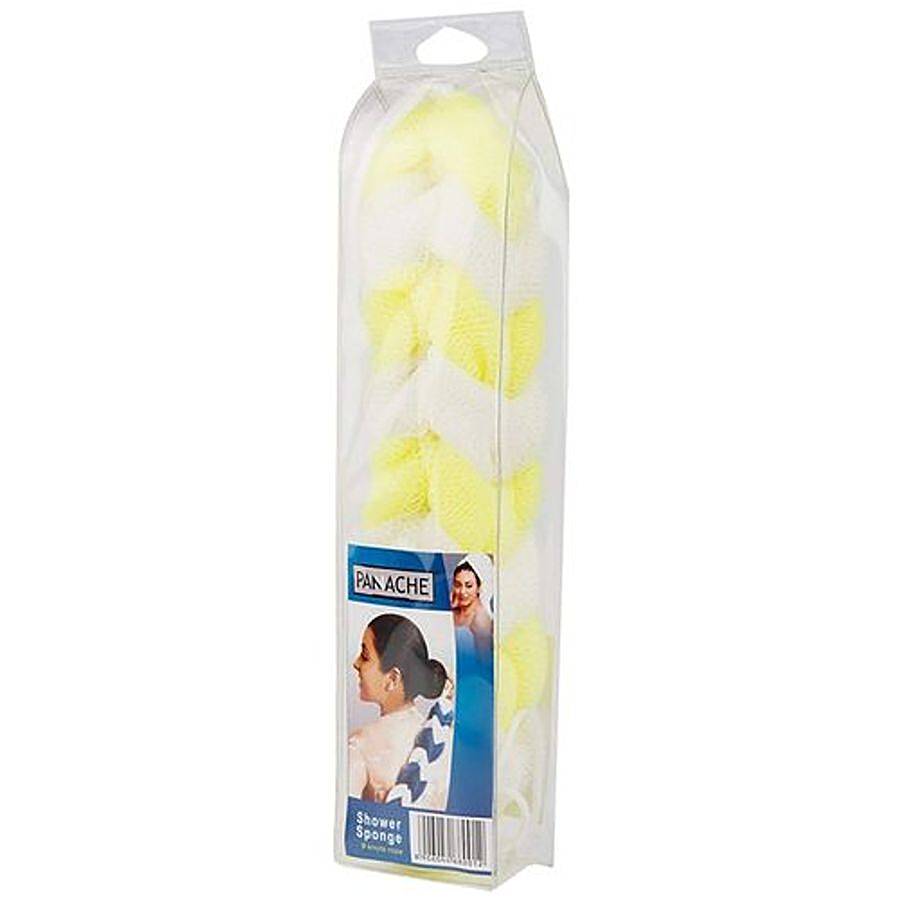 Panache Shower Sponge - Lemon & White