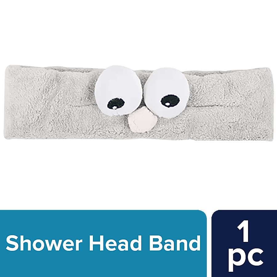 bb home Body Bath Eyes Head/Hair Band - Grey