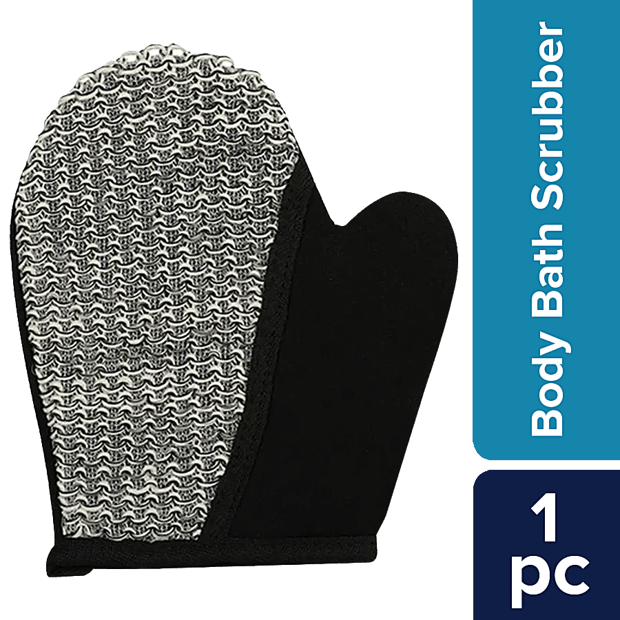 bb home Body Bath Glove Scrubber - Black