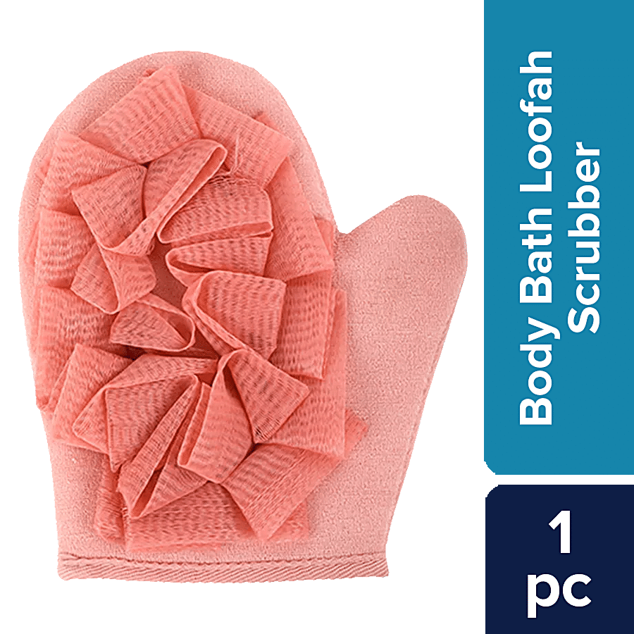 bb home Body Bath Loofah Scrubber - Pink