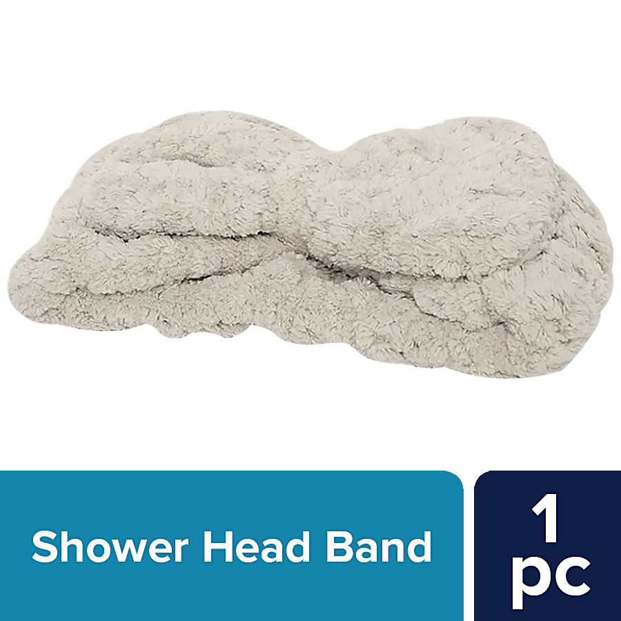 bb home Spa Bath Shower Bow Head/Hair Band - Beige