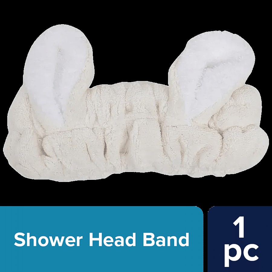 bb home Head/ Hair Cap Reusable Bath Shower Cap - Cream