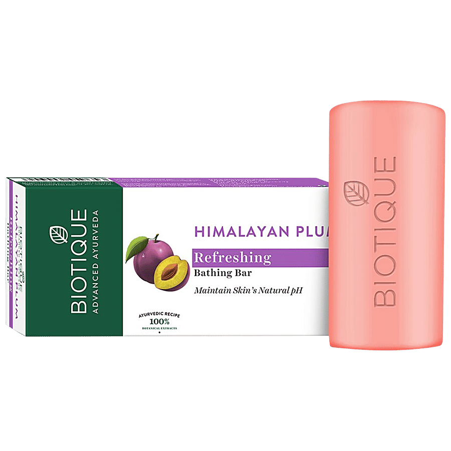 BIOTIQUE Himalayan Plum Refreshing Bathing Bar