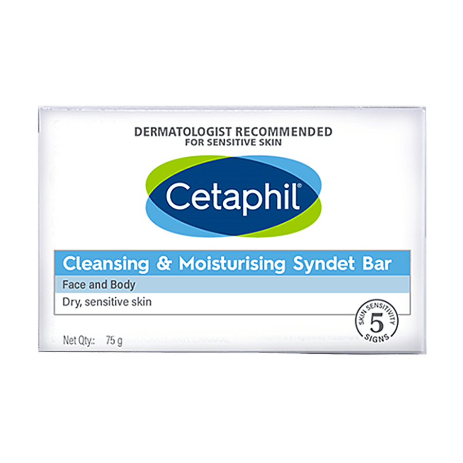 Cetaphil Cleansing & Moisturizing Syndet Bar