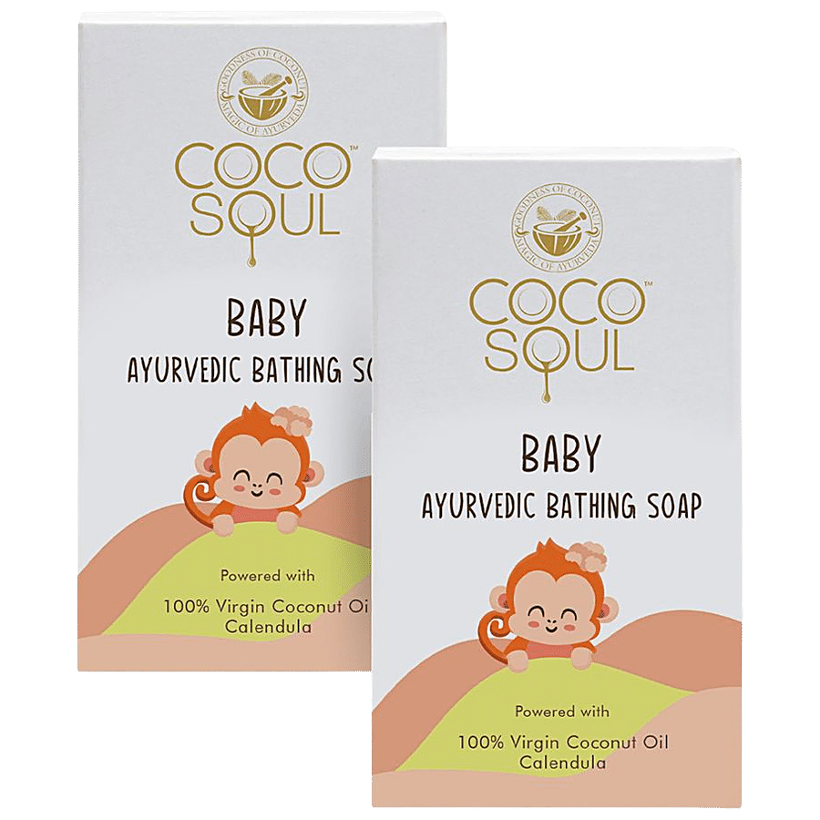 Coco Soul Baby Ayurvedic Bathing Soap - Nourishing