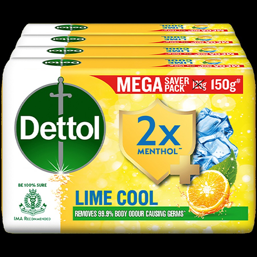 Dettol Lime Cool Bathing Soap Bar