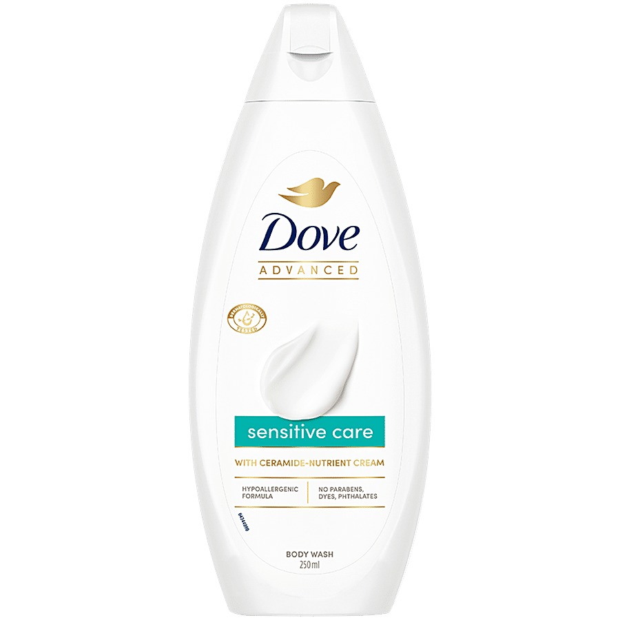 Dove Advanced Sensitive Care Body Wash With Ceramide Nutrient Cream